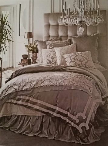 Bed Skirt  Gathered, Lined   (Group B Fabrics) #704   PAY 1/2 DOWN