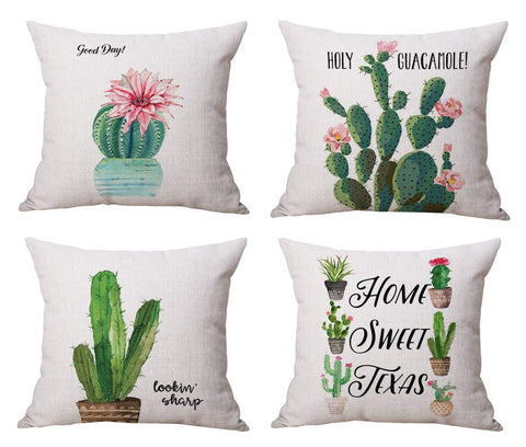 TP60 Cactus Throw Pillows Group