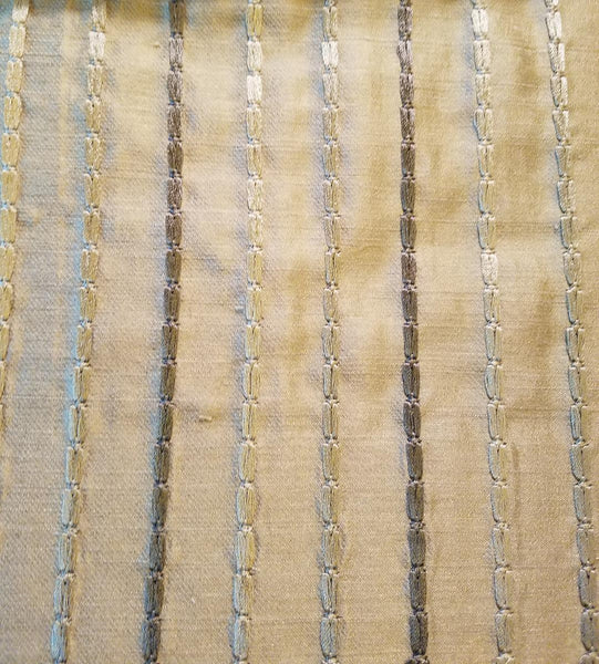 #Designer312 Embroidered Stripe Roman  (slats) YOU PAY  1/2  DOWN