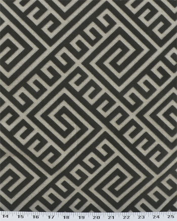 #090 Diagonal Print Roman Shades with Tassel Trim (slats)  YOU PAY  1/2  DOWN