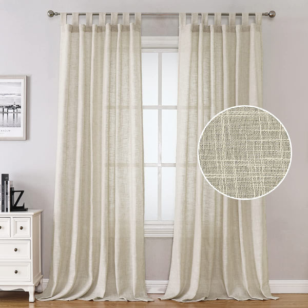 LINEN - Tab Curtains