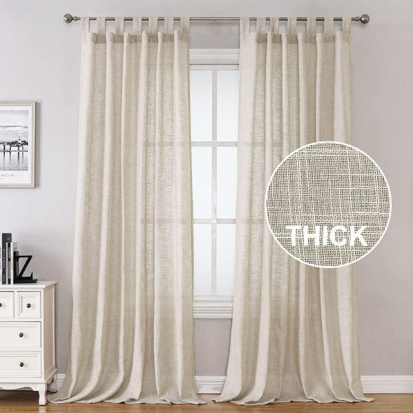 LINEN - Tab Curtains