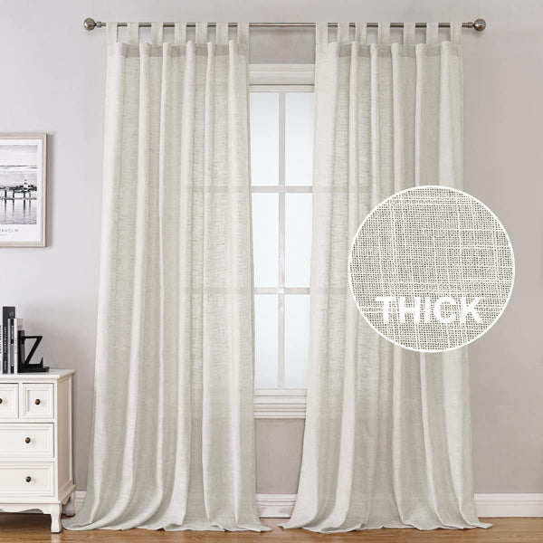 LINEN - Tab Curtains