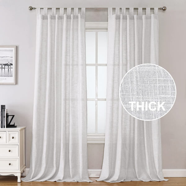 LINEN - Tab Curtains