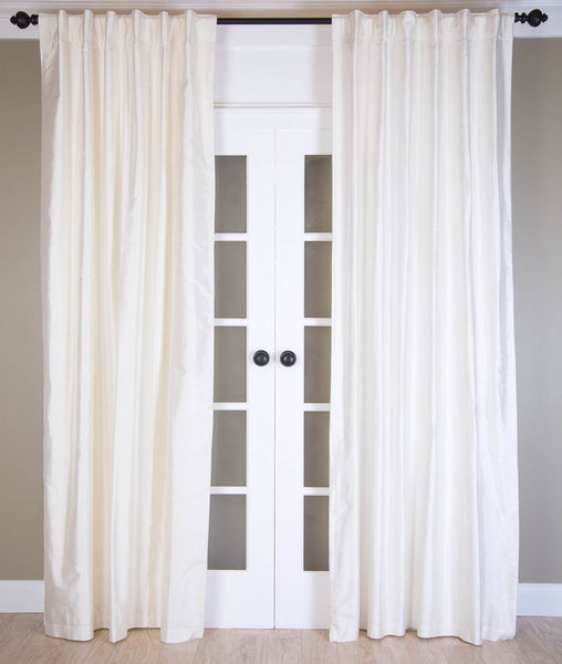 #8P315 White SILK Curtain