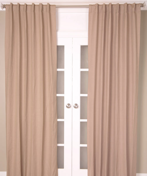 #4P505 Cotton Blend Curtain in Warm Colors (Use Discount Code)