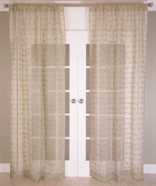 #P519 Natural Juteknot Curtain (Use Discount Code)