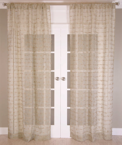 #P519 Natural Juteknot Curtain (Use Discount Code)