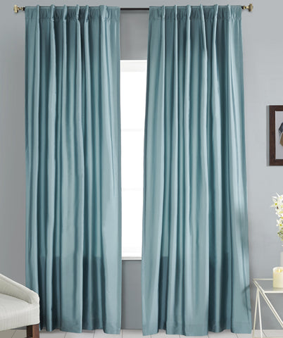 #P550 Dusty Faux Silk Curtain (Use Discount Code)