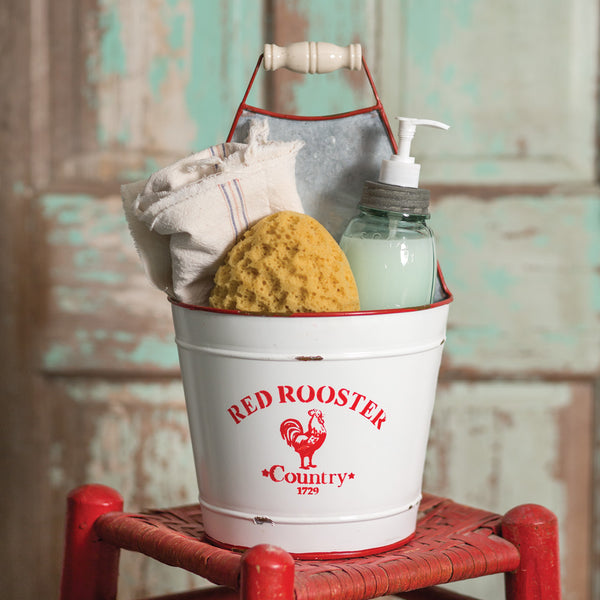 Red Rooster Bucket Caddy