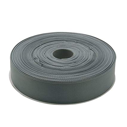 #998 Charcoal Grey Grosgrain Ribbon