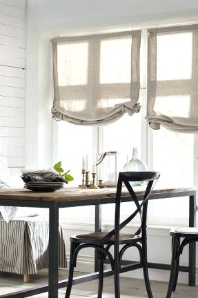 #076  -  Light & Airy Linen Relaxed Roman, Lined