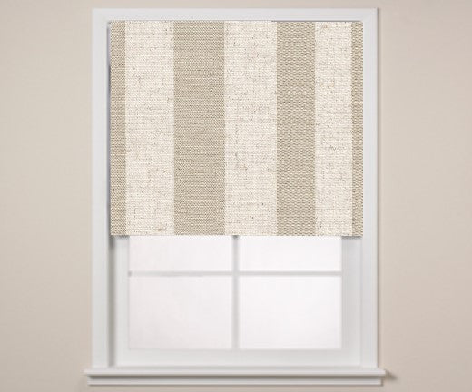 #128 Wide Stripe Flat Roman  (slats) You Pay  1/2  Down