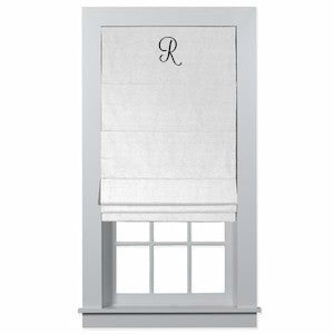 $189.00 Roman Shade Simply Monogrammed #3P138