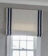 $189.00 Roman Shade with Double Banding #2P117