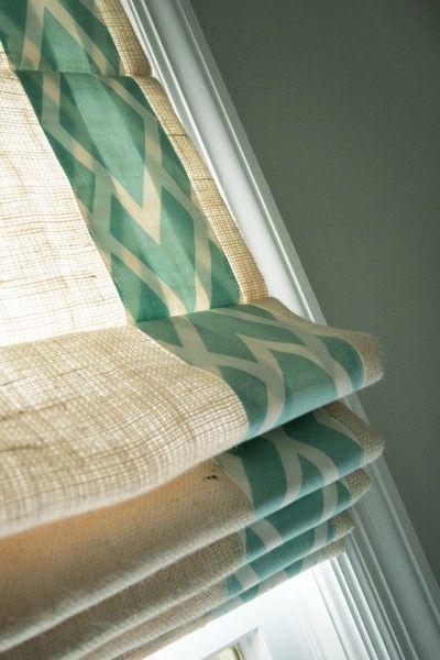 Etsy Info #086 Roman Shade with Decorative Fabric