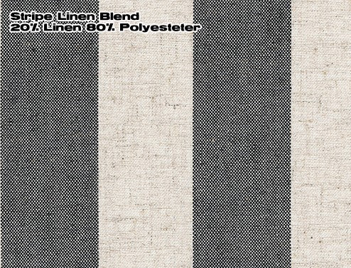 #128 Wide Stripe Flat Roman  (slats) You Pay  1/2  Down