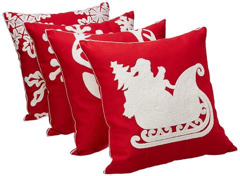 TP124 Christmas Ensemble Throw Pillows Group