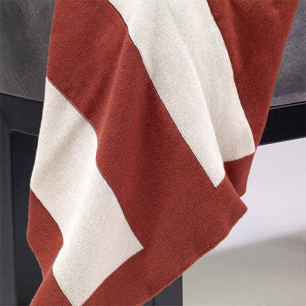 TH44 Cotton Stripe THROW 25% Off Retail