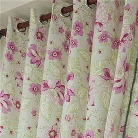 Floral Curtains, with Grommets  ##2002   PAY 1/2 DOWN