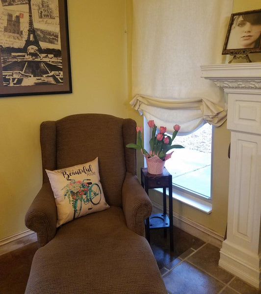 $144.00 Roman Light & Airy Linen Relaxed Unlined #4P076